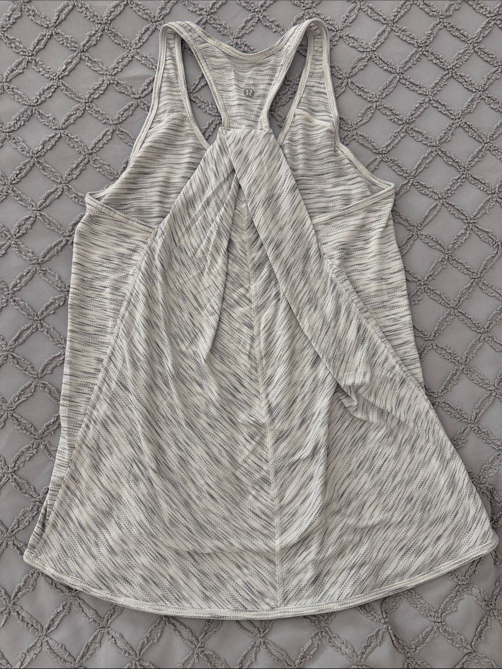 lululemon athletica Women's Light Gray Space-Dye Racerback Tank